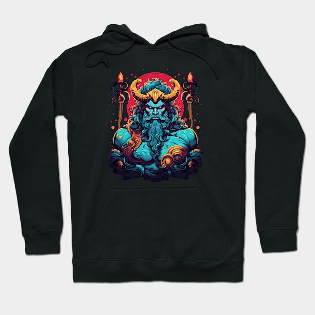 Hades, God of the Dead and Underworld Hoodie by Kawaii Cuties